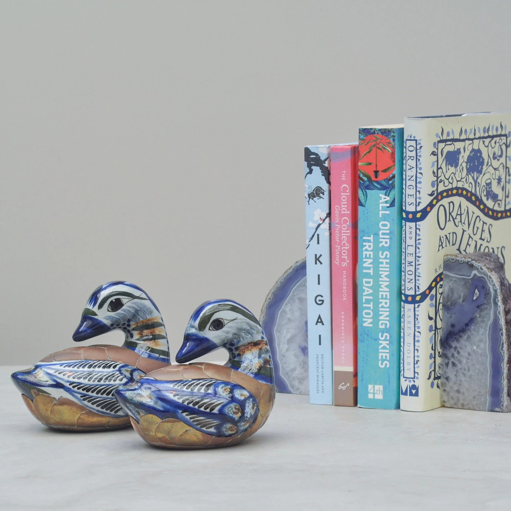 Vintage Mexican Tonalá Ducks