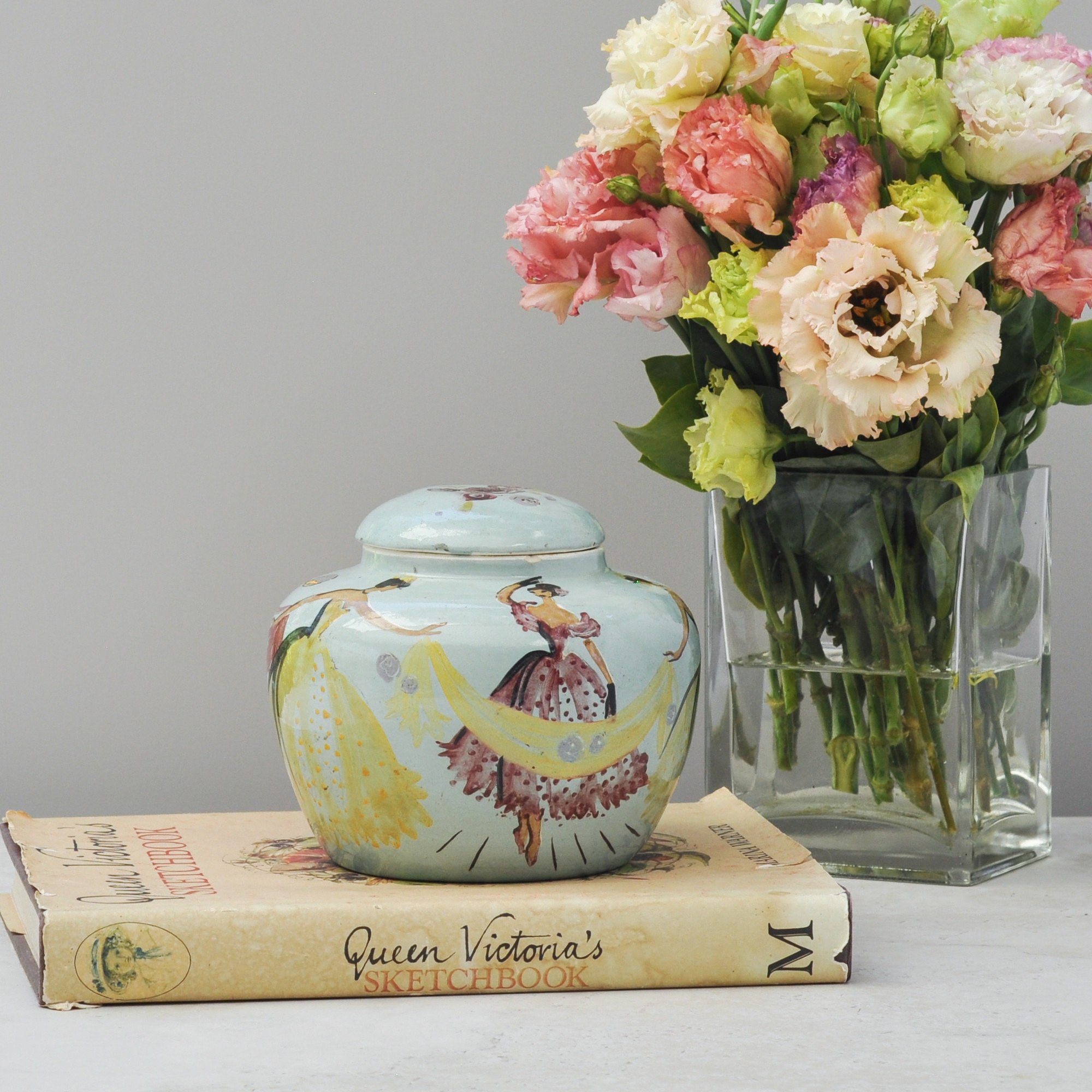 Ballerina Magic - Martin Boyd Signed Lidded Pote, 1949