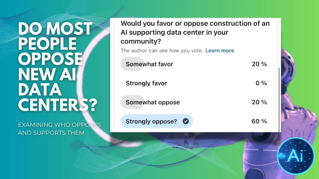 Why are some people in favor of the development of new AI data centers?