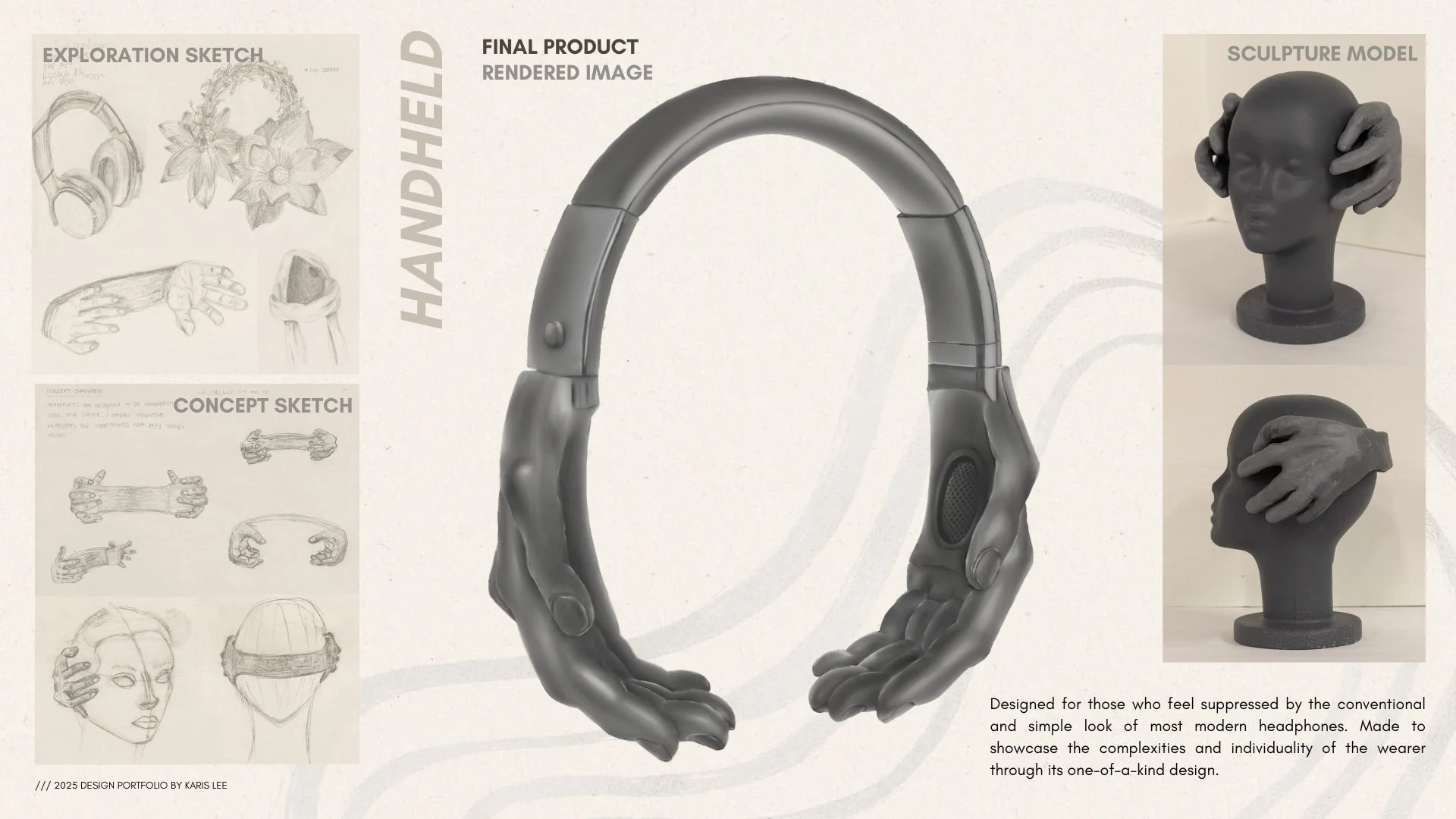 Handheld Headphone