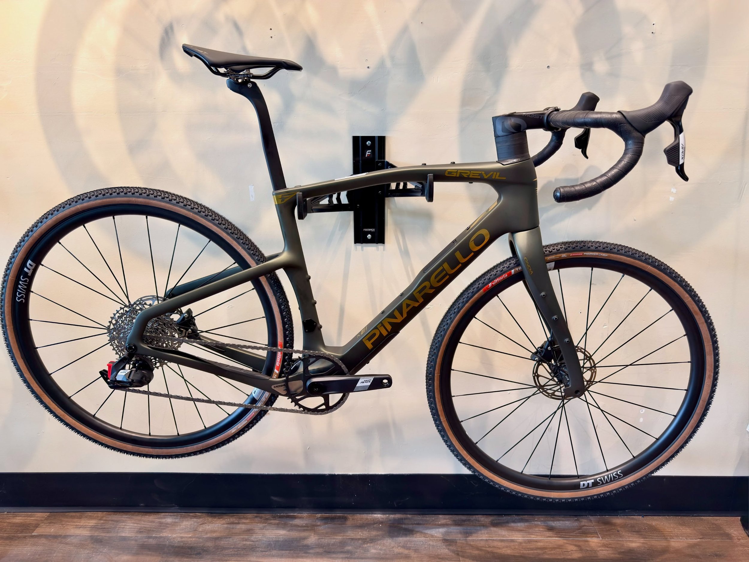 Gravel curious? This Pinarello Grevil F3 in Etna Black is ready to find a home! 

Size 53, stock SRAM Apex XPLR, built for mixed terrain rides. The kind of bike that makes you want to find roads you haven&rsquo;t ridden yet.

Come by the shop and let