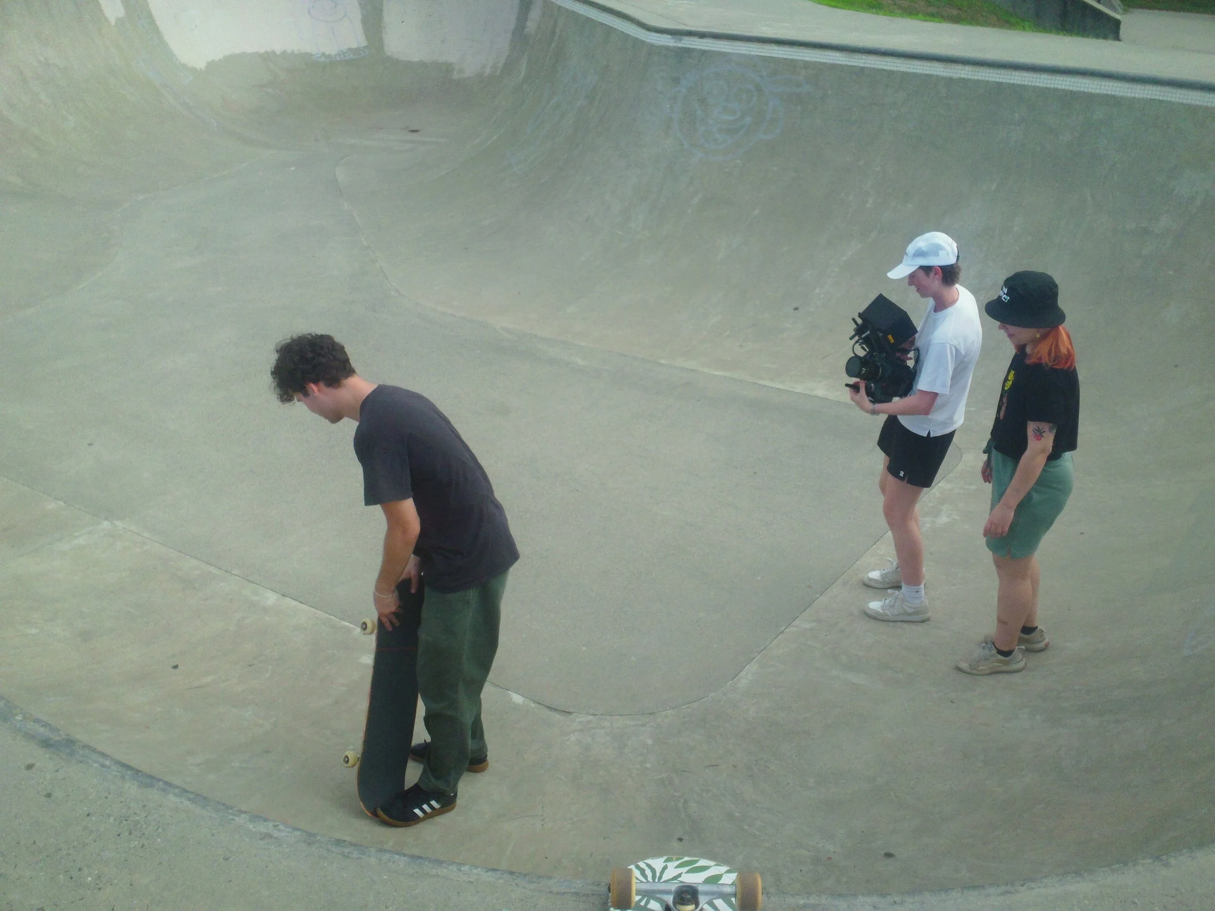 MAD SUMMER (2026) Director: Larissa Salazar / Production and Costume Designer: Paola Michaela 
With a skeleton crew for pickups, Paola helped cinematographer, Emu Haynes, to stay safe during skating scenes.