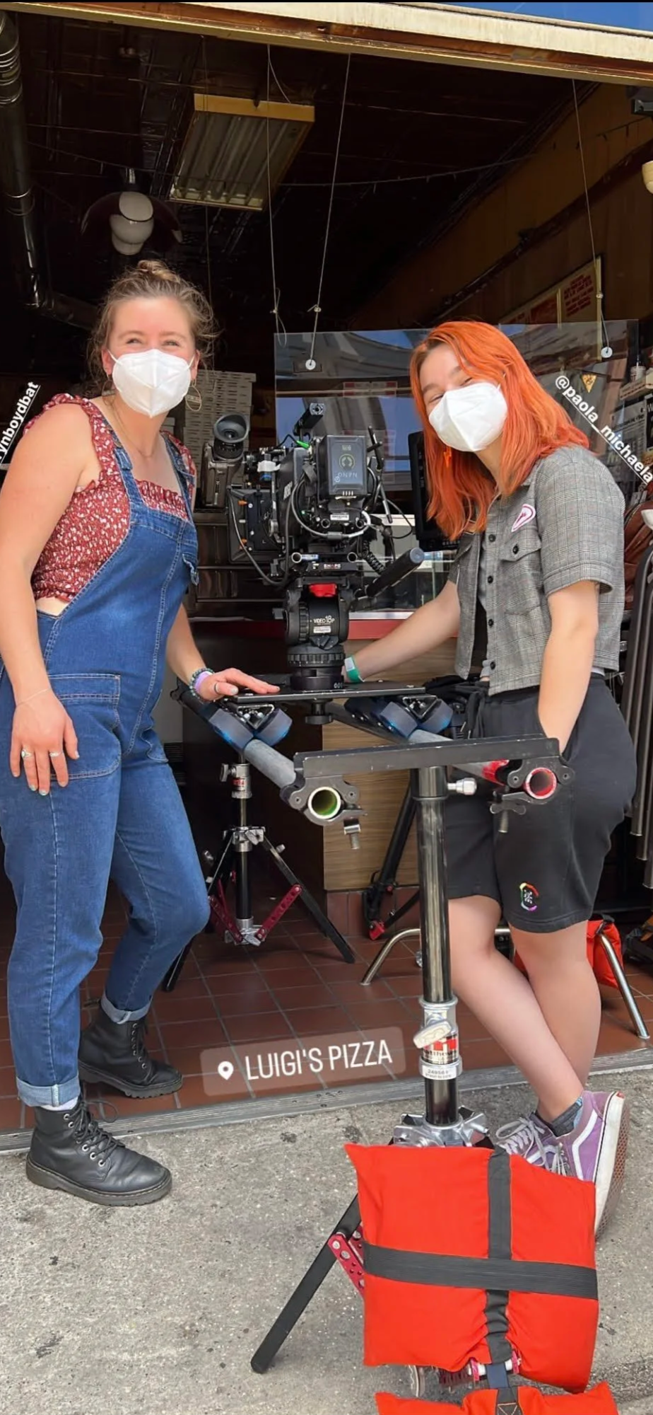 DRIP LIKE COFFEE (2024) Director: Anaiis Cisco / Production Assistant: Paola Michaela
Paola on-set in 2022 working as a camera production assistant with cinematographer Kathryn Boyd-Batstone.