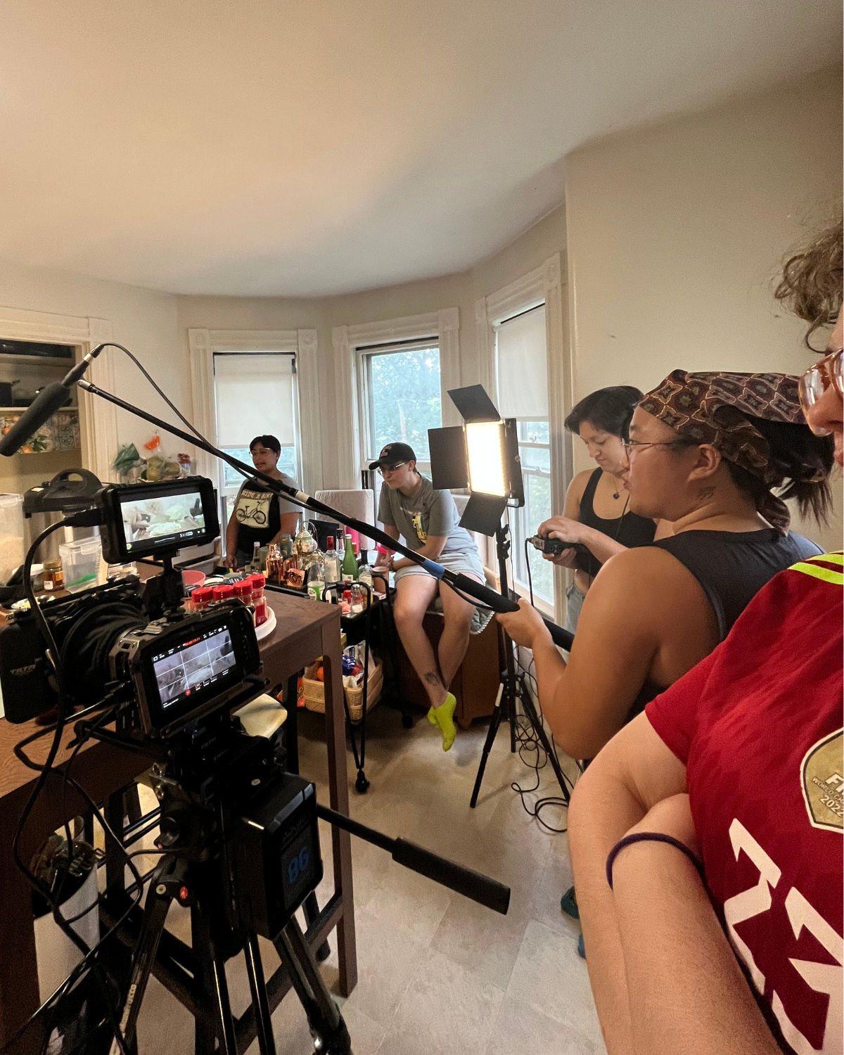 A PLATE FOR TWO (2024)
Shoutout to our skeleton crew in a crowded kitchen on the one-day shoot