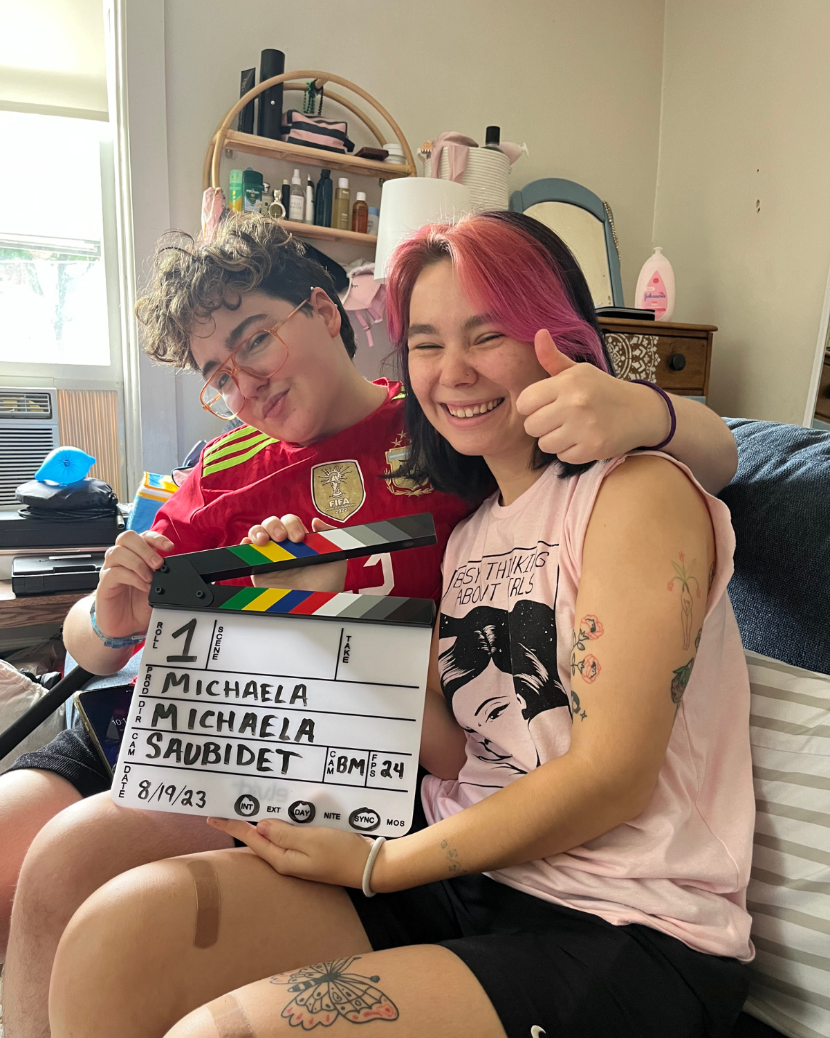 A PLATE FOR TWO (2024)
Director of Photography Amparo Saubidet and Filmmaker Paola Michaela