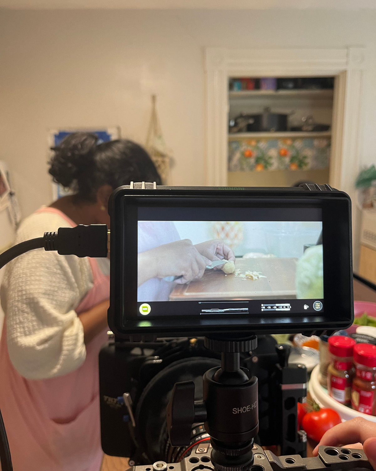 A PLATE FOR TWO (2024)
Lead actress Zaineen Karim cooking Badhakopi’r Ghonto, a mixed vegetable stir fry
