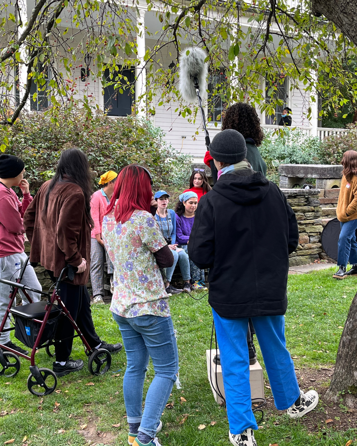 THE WINGED DETECTIVES (2022)
Director Paola Michaela on-set 