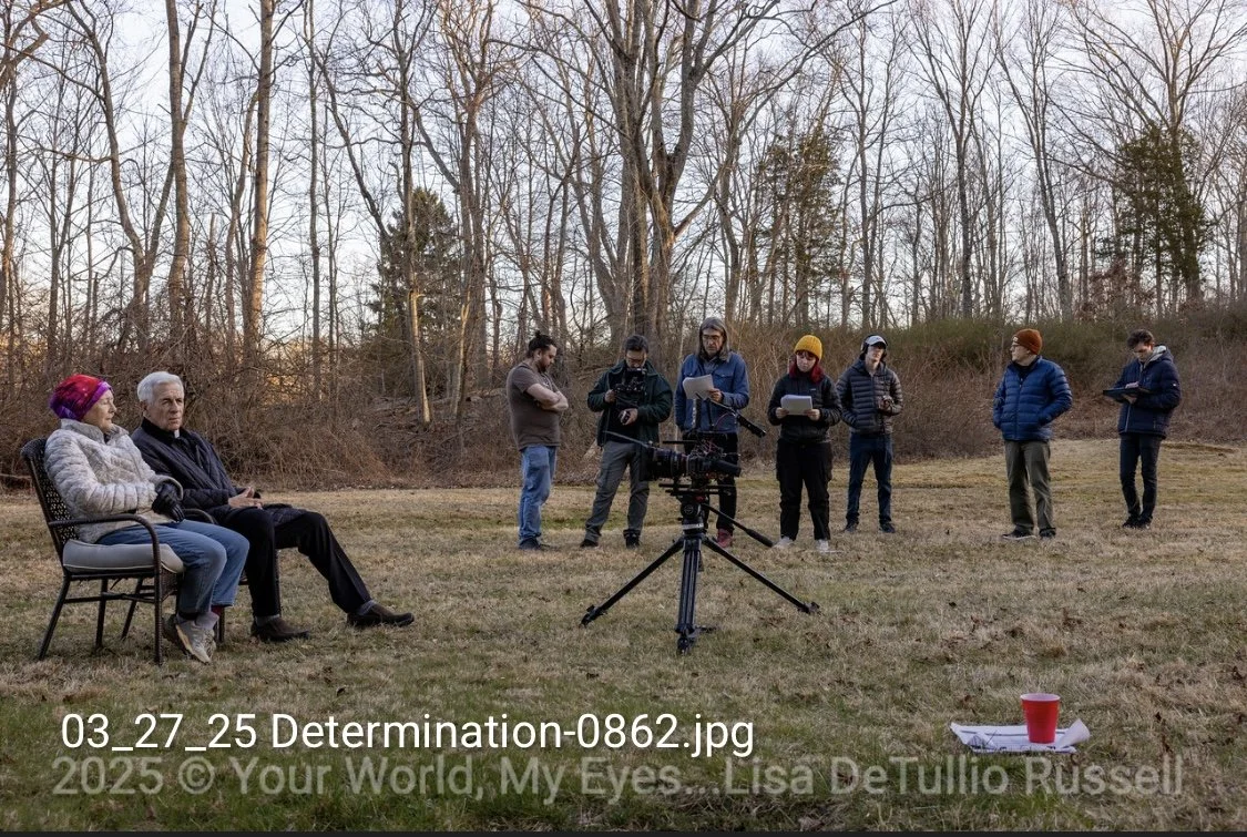 SIT WITH ME WHILE I DIE (2025) Director: Brian Russell / Camera Assistant: Paola Michaela 
Photo credits: Lisa Detullio Russell