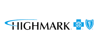 Highmark logo with a blue shield and caduceus symbols.