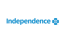 The word 'Independence' in blue text with a small blue emblem to the right.