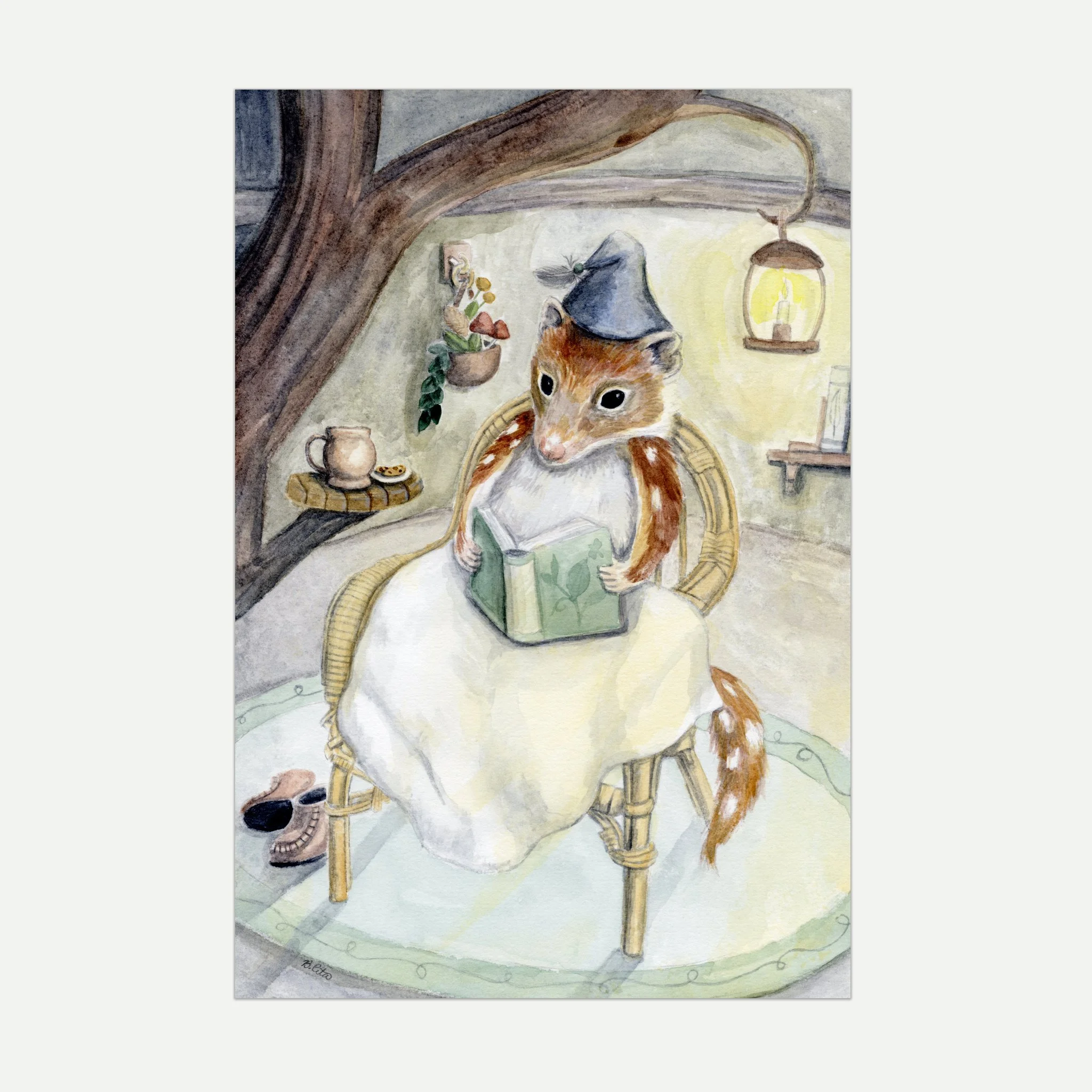 Reading Spotted-tailed Quoll A4 Print