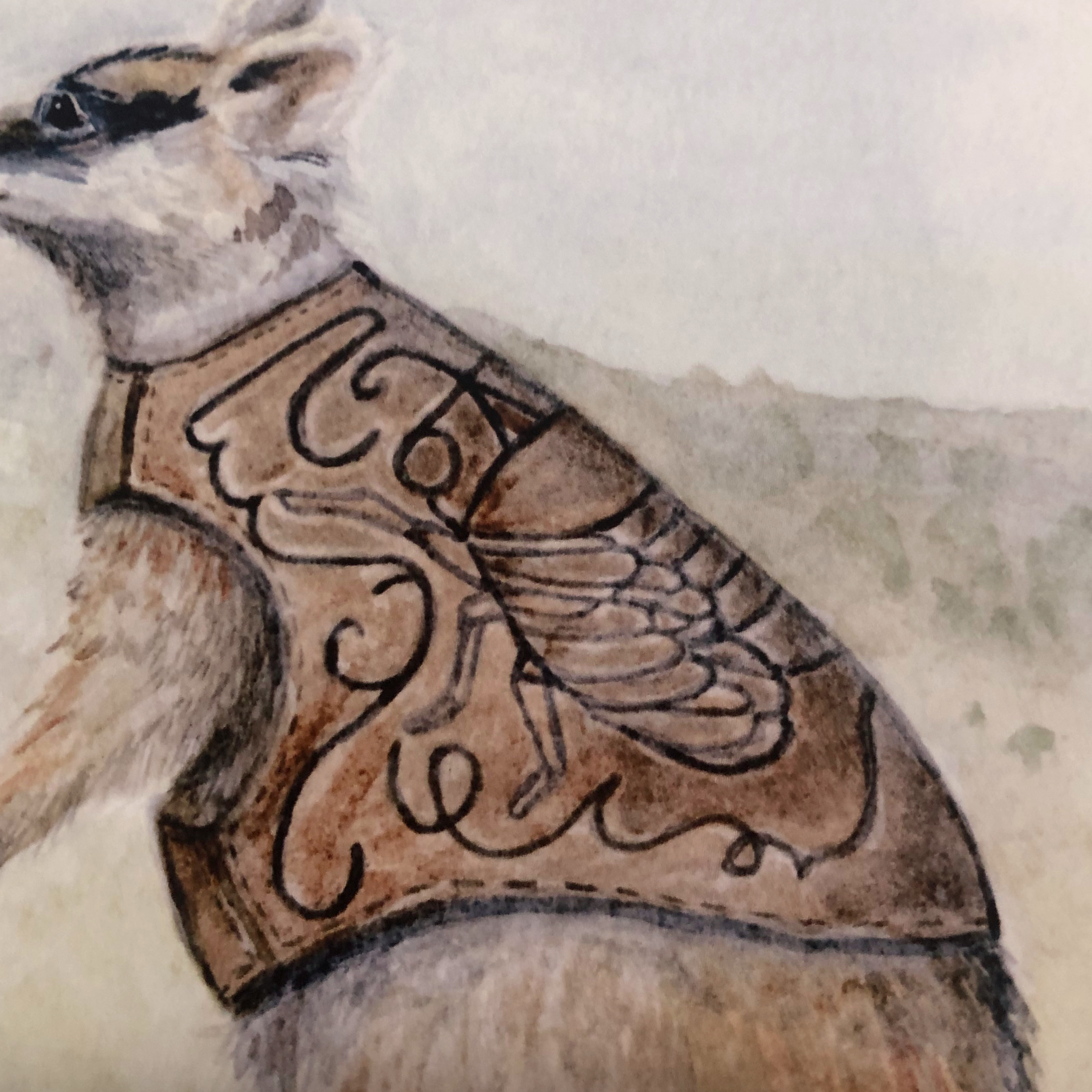 brush-tailed-rock-wallabies-in-armor-watercolour-painting-a4-print-3.png