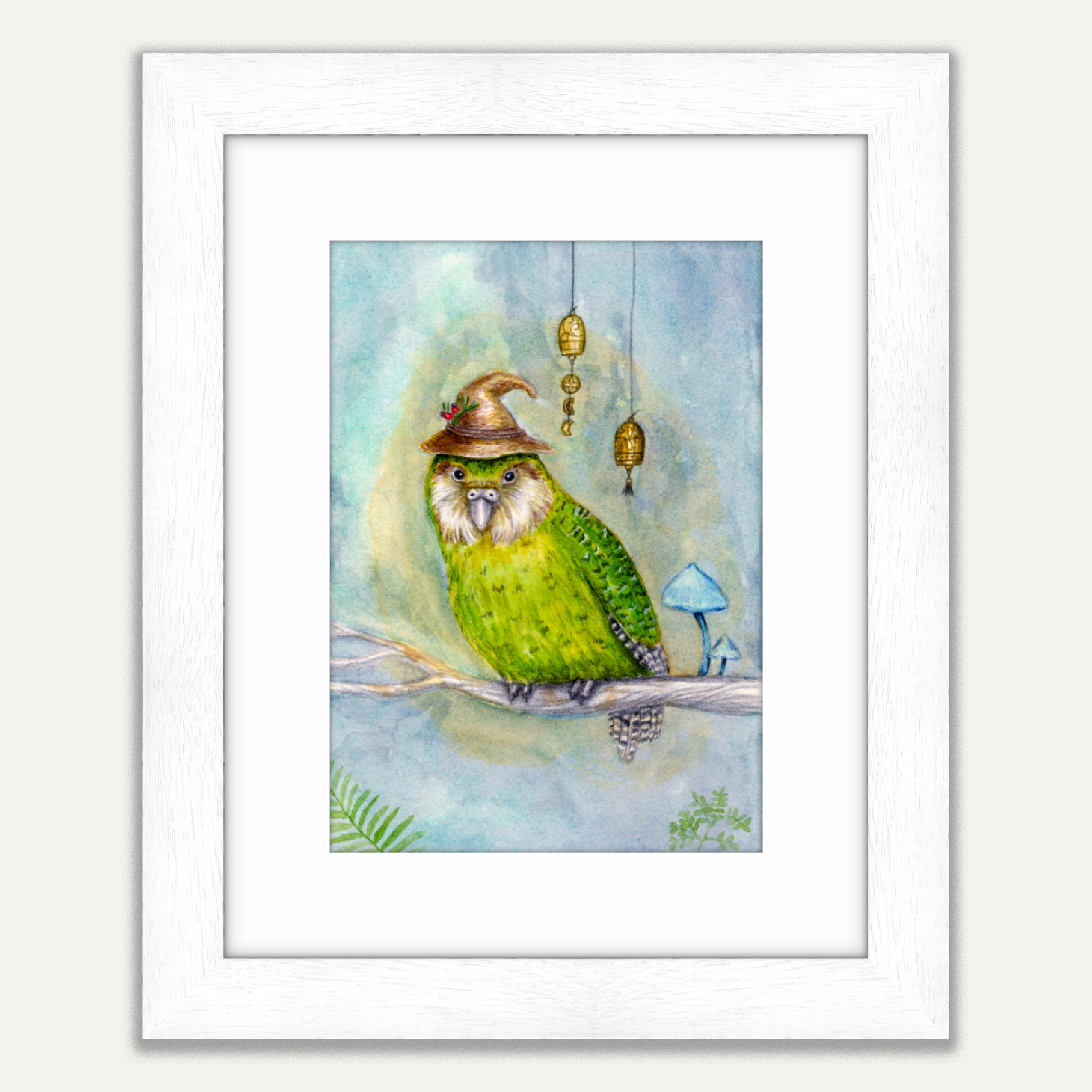 kakapo-wizard-a4-print-framed-example.png
