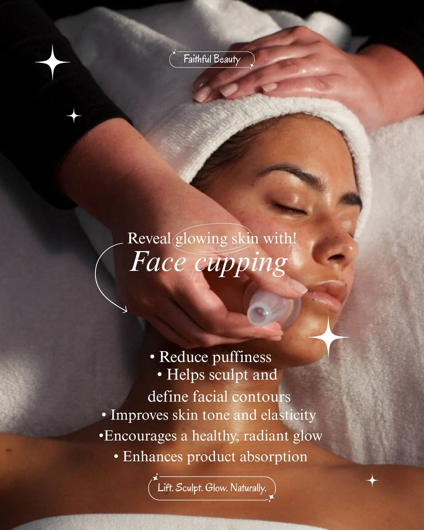 Facial Cupping

Lift. Sculpt. Glow. Naturally.

Enhance your at-home skincare ritual with our Facial Cupping Set, designed to lift, firm, and rejuvenate your skin the natural way. Made from premium, soft silicone, these cups gently stimulate circulat