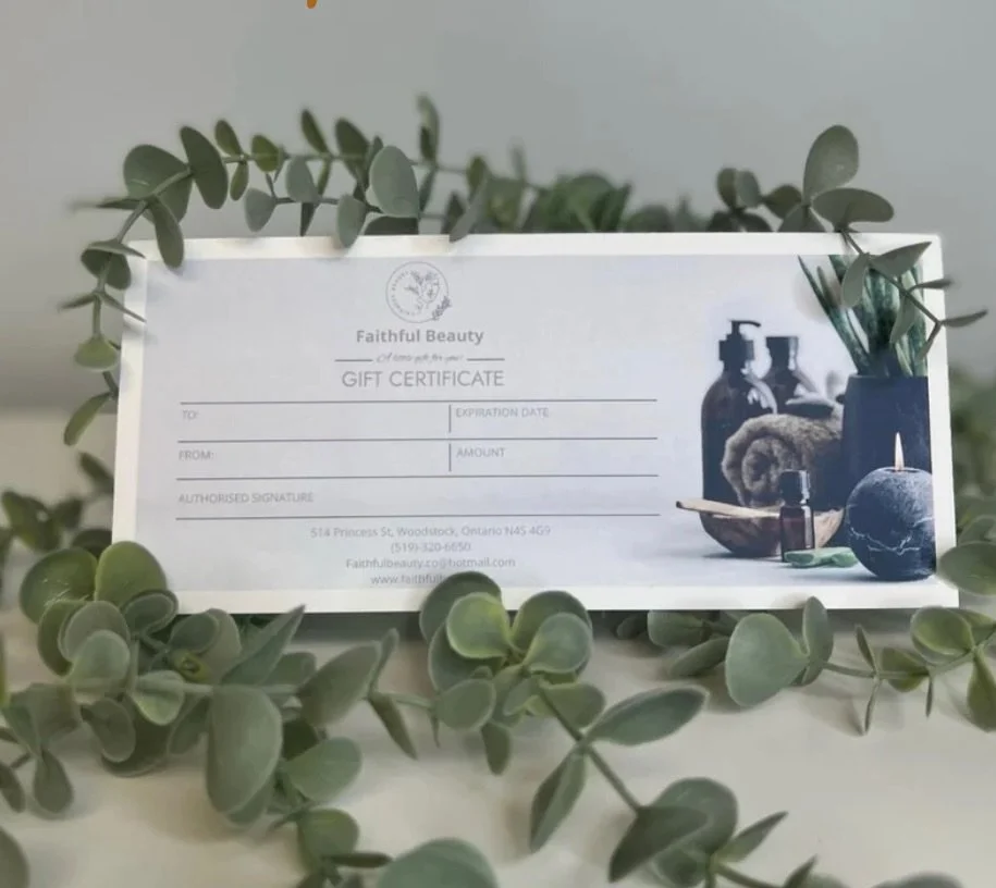 Searching for the perfect Christmas gift? Something thoughtful, relaxing, and guaranteed to make someone smile?
A Faithful Beauty Gift Card is the ultimate way to give the gift of glowing skin and peaceful self-care.

Whether it&rsquo;s for you, some