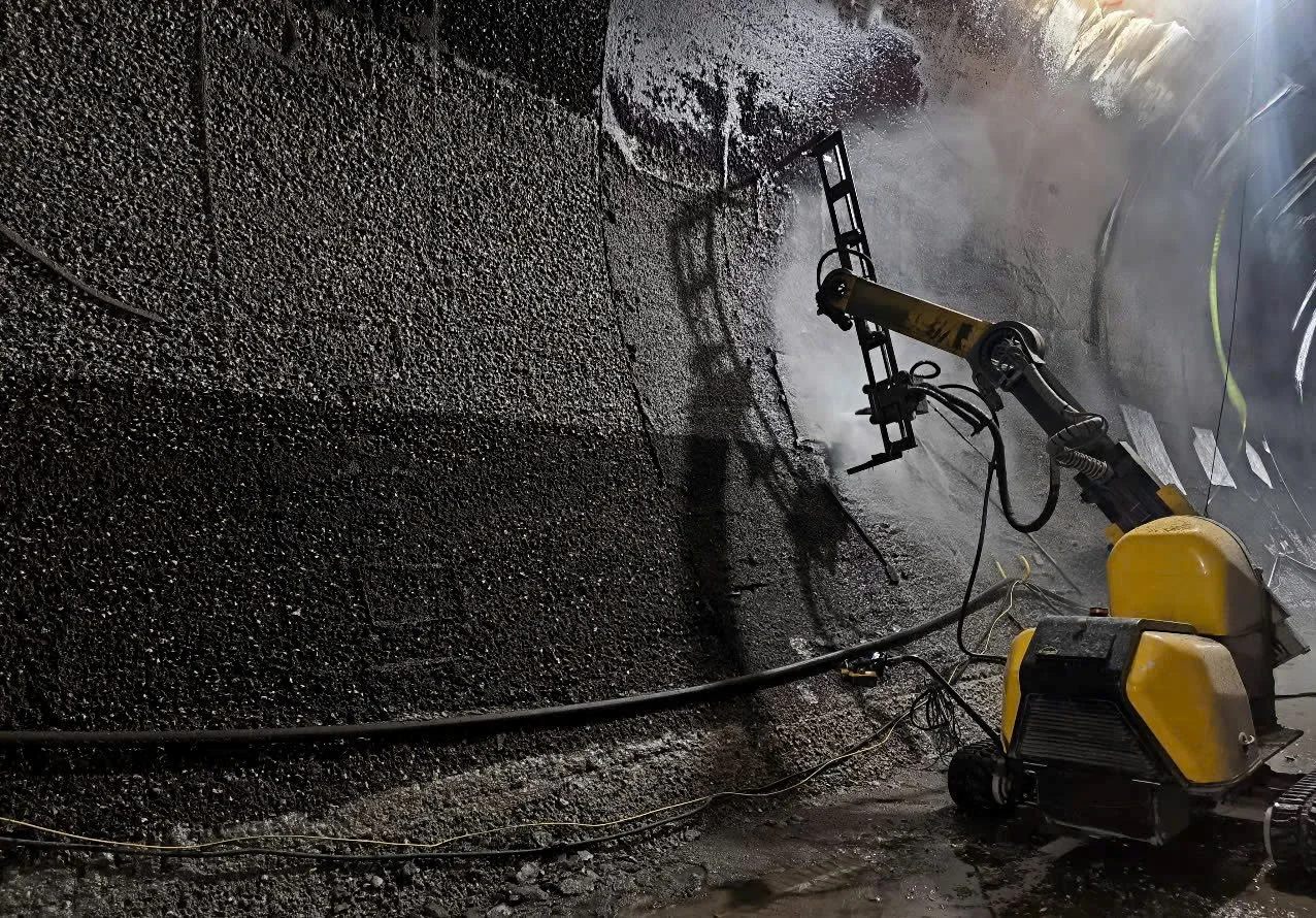 Performed robotic high-pressure hydro-demolition removing deteriorated concrete while preserving structural integrity at hydropower facilities.