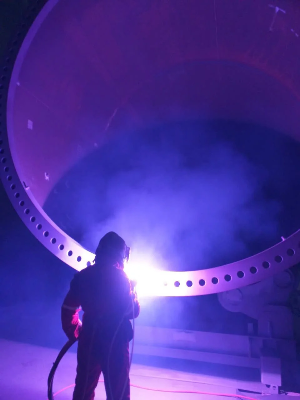 Applied aluminium thermal spray and conventional coatings to enhance corrosion resistance and surface durability.