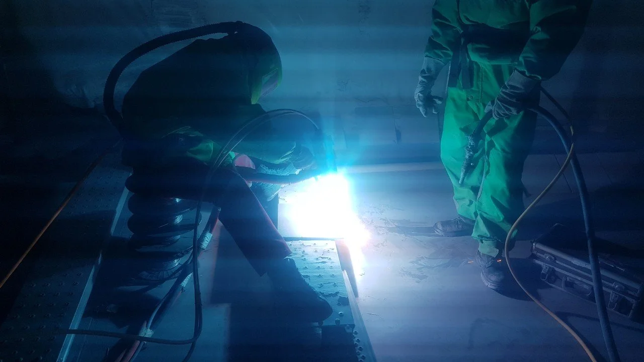 Delivered thermal spray and deck coating systems ensuring long-term durability and safety for offshore platform structures.