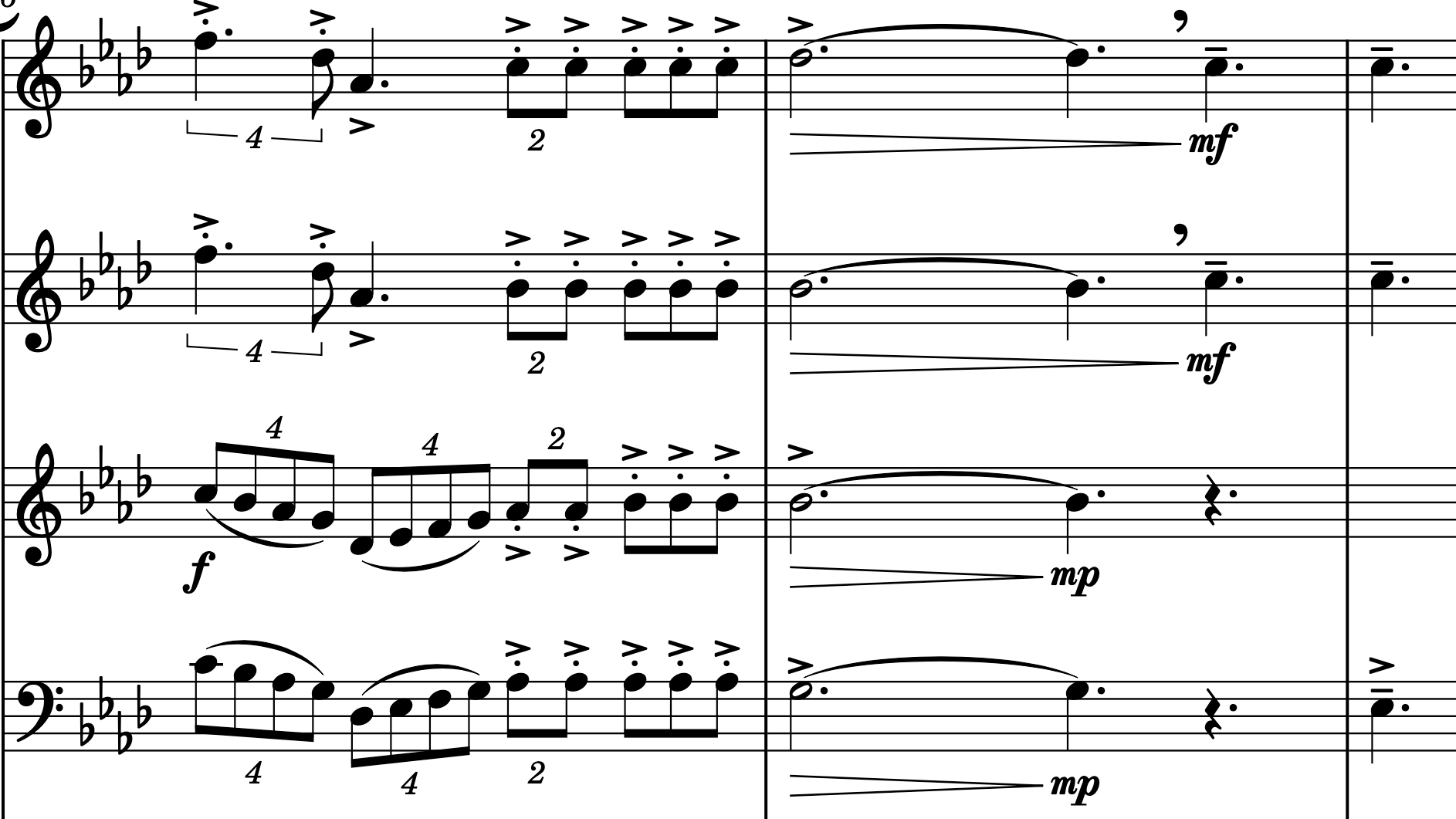 In Radiant Splendor Shine - brass quintet (2023)