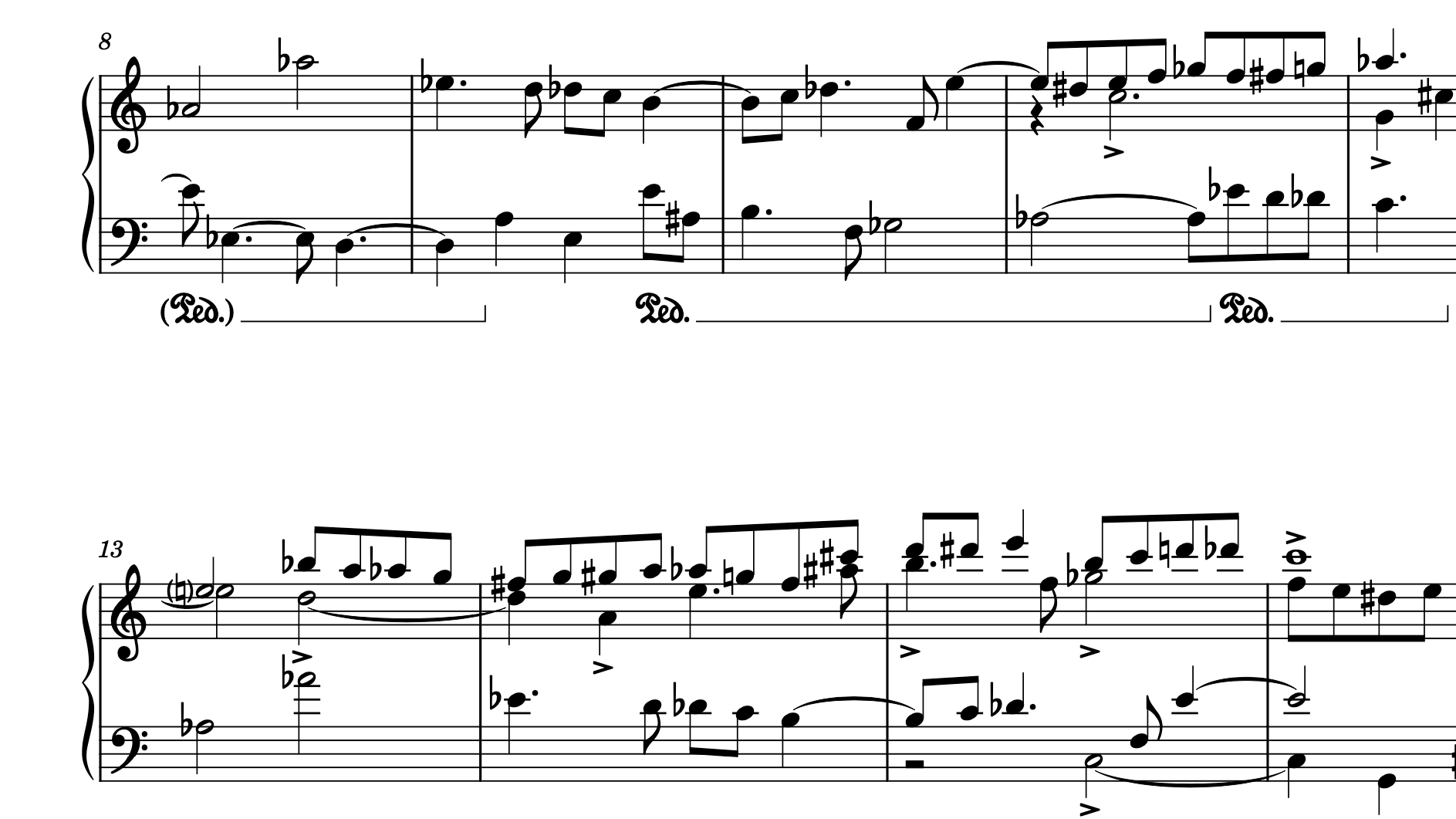 As Memories Frozen in Time Melt Away - solo piano (2024)