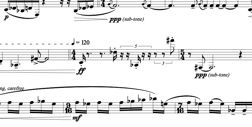 Da---Da-Da--Da - solo clarinet (2026)