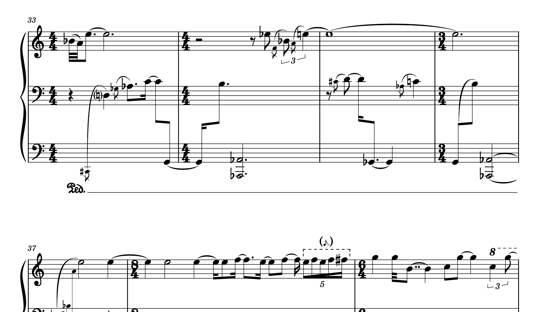 Recitation - solo piano (2025)