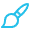 An icon of a paintbrush