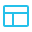 An icon depicting a website wireframe