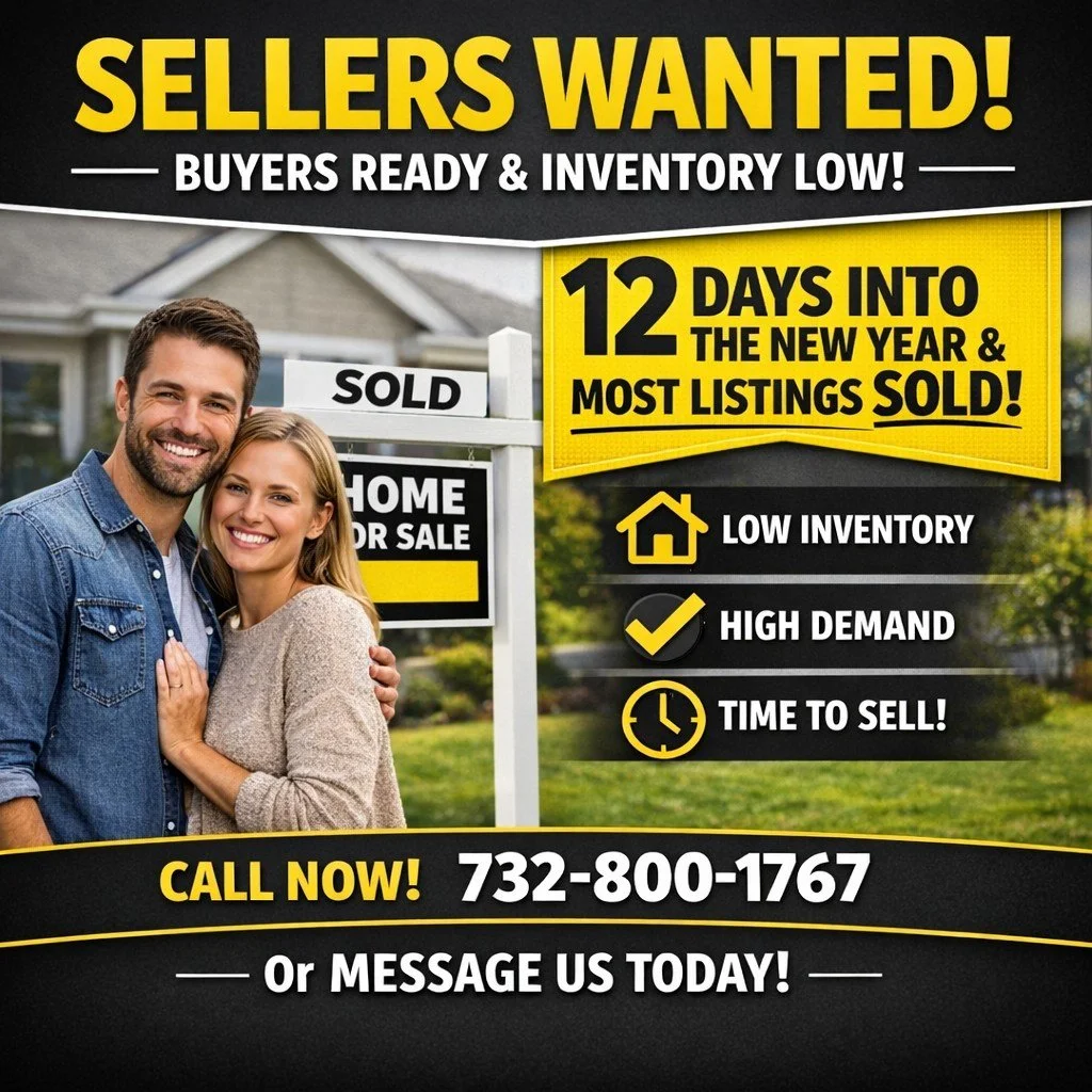 🏡 SELLERS WANTED FOR A HOT MARLKET! 🔥🔥🔥

Our buyers are ready, willing, and able to purchase&mdash;but inventory is LOW and demand is HIGH! We&rsquo;ve already accepted offers on most of our listings and we&rsquo;re only 12 days into the new year