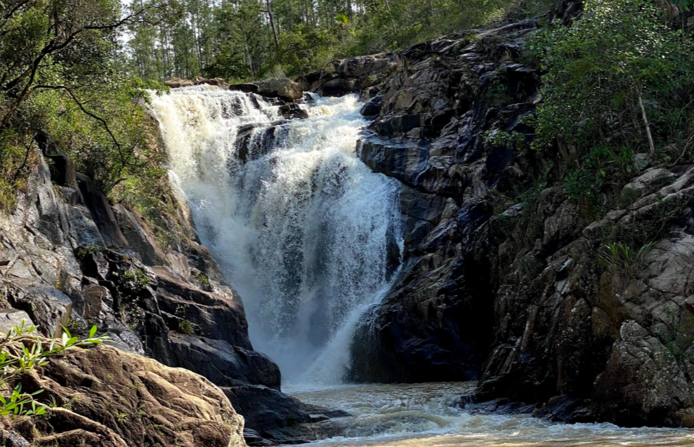Big Rock waterfalls Mountain Pine Ridge Belize