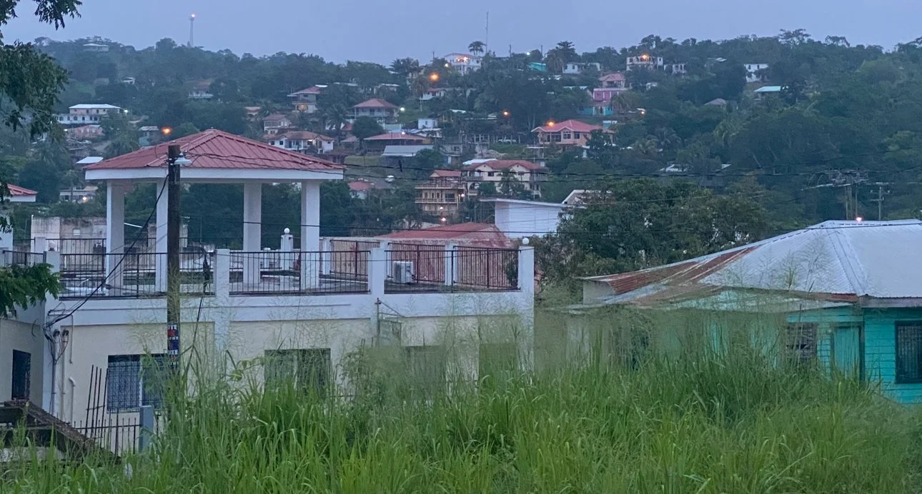San Ignacio Belize skyline view at dusk