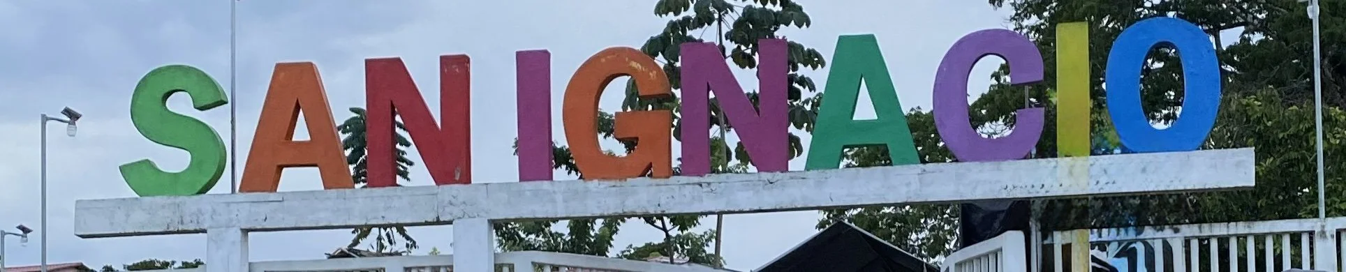 San Ignacio Sign Belize market