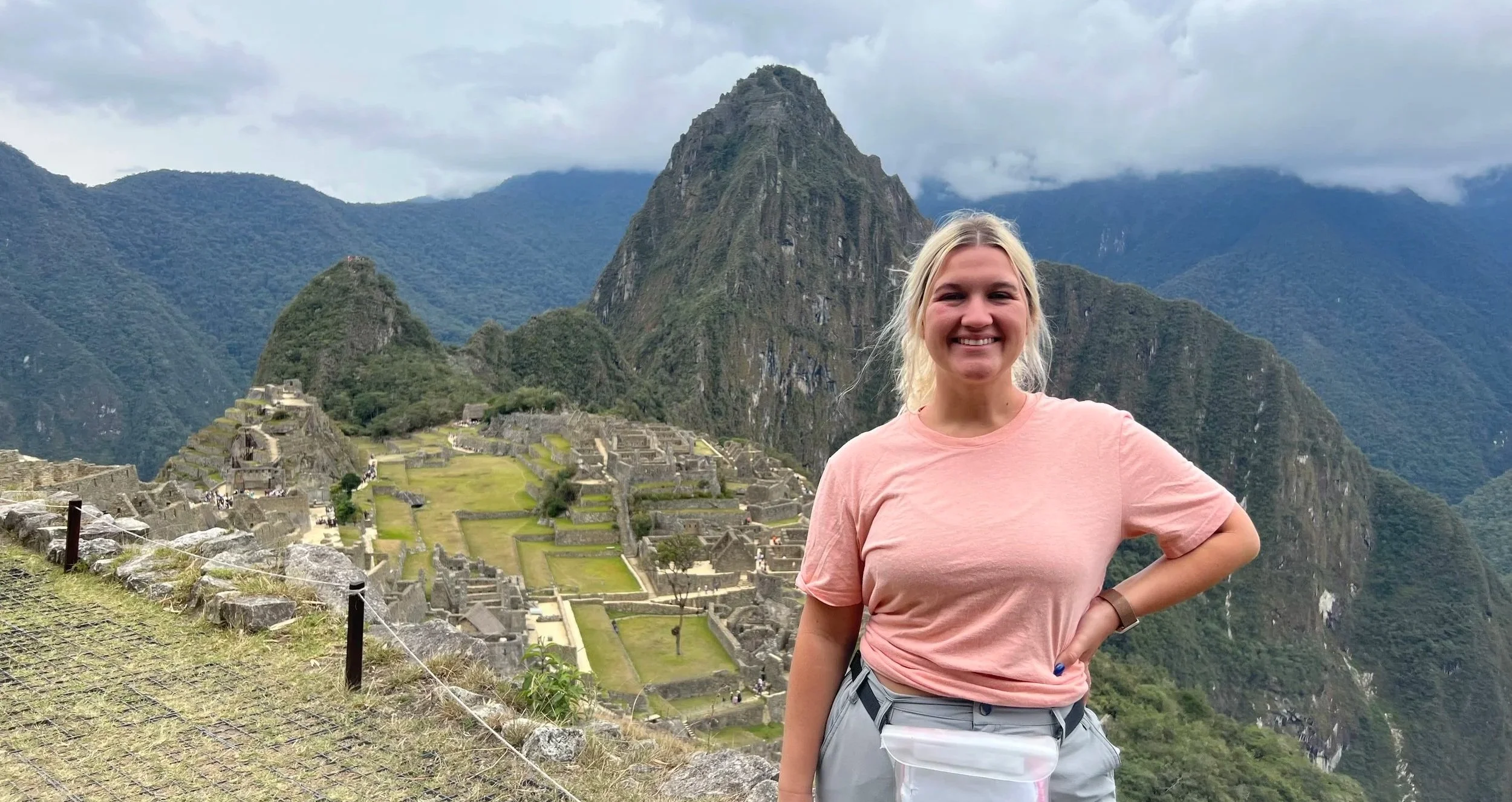 Cusco peru archaeological site Machu  Picchu overlook
