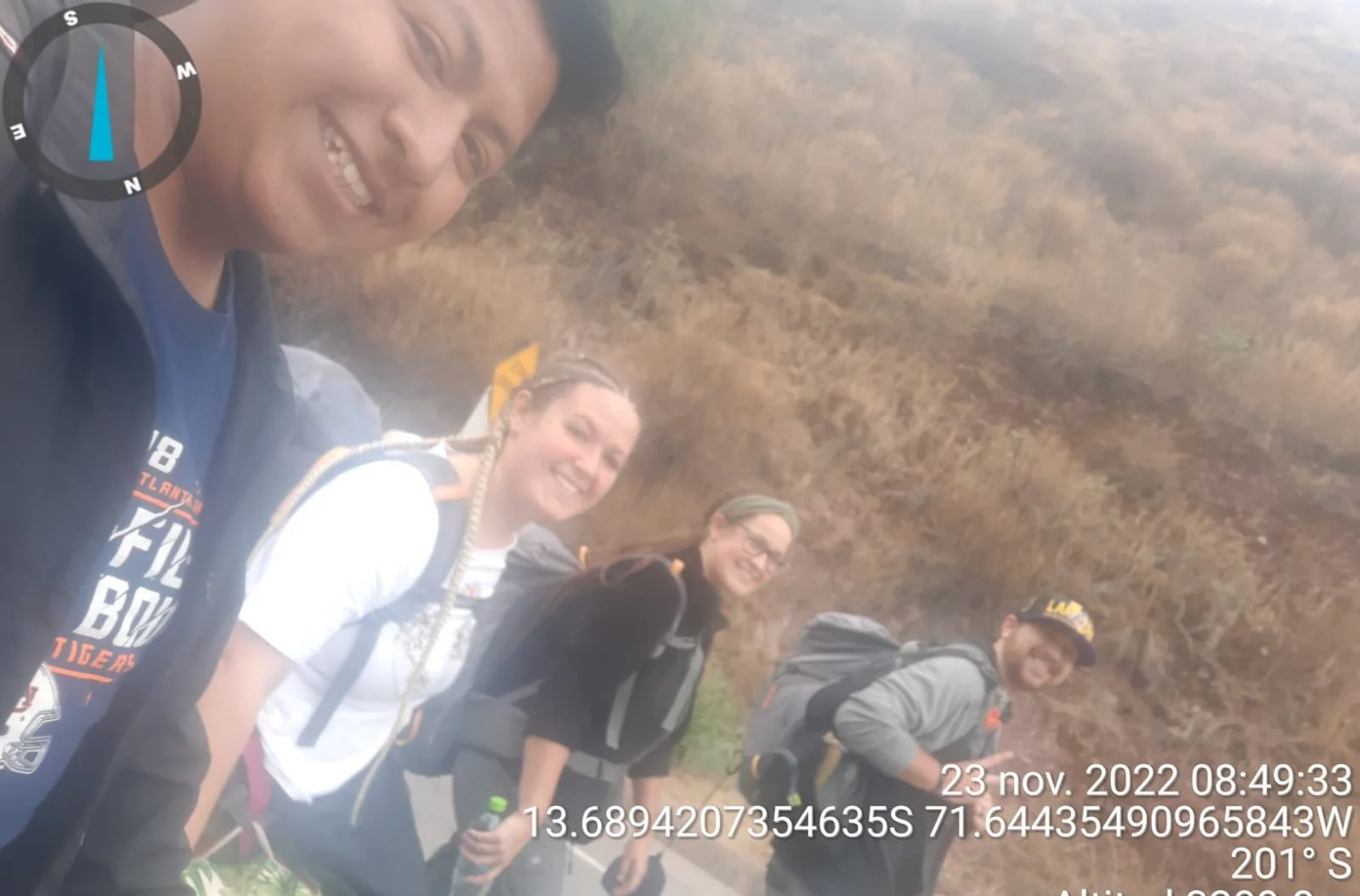 Local Friend Made While Hitchhiking/Walking 30 Miles During Transportation Strike