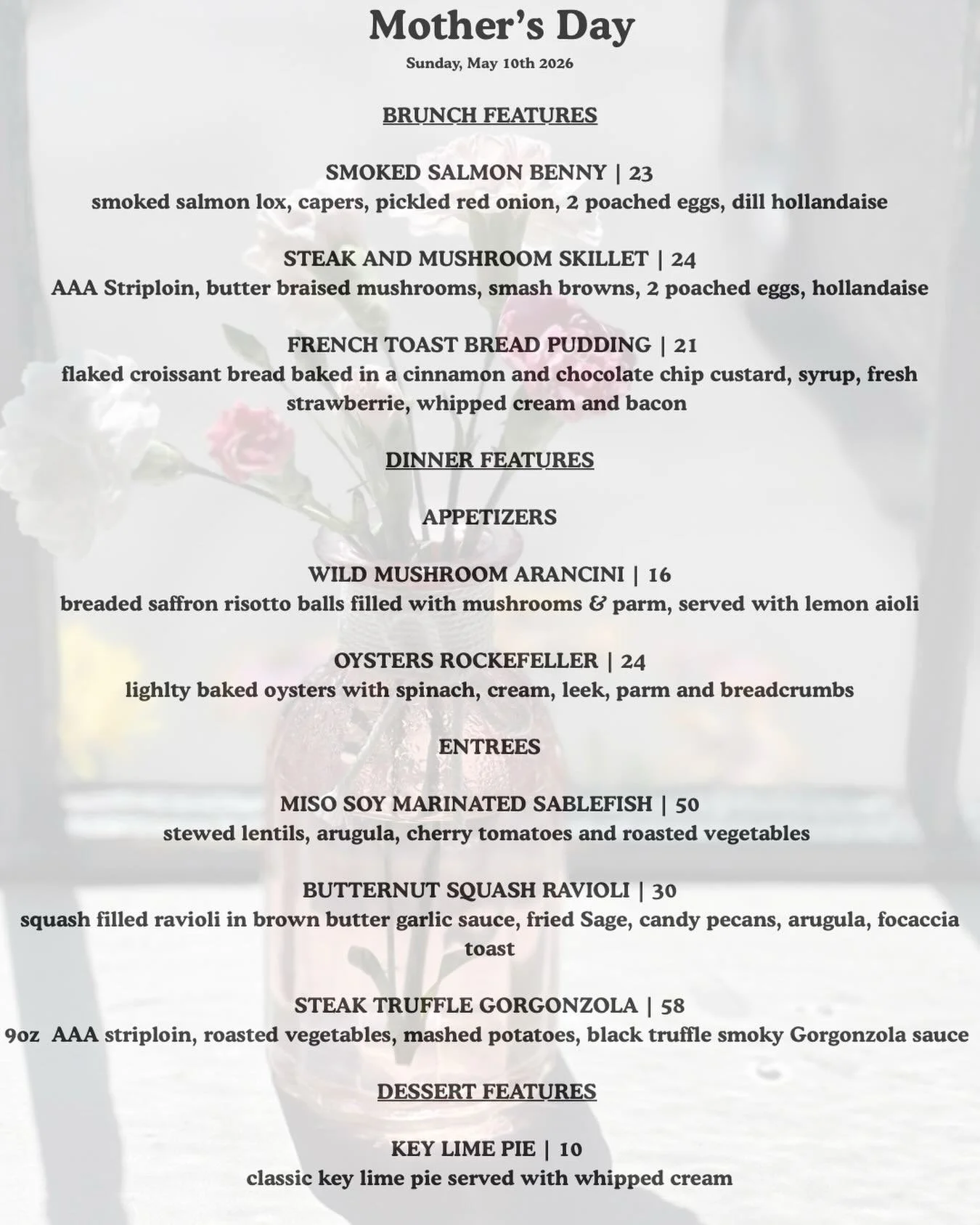 Celebrate Mother&rsquo;s Day at Oliver&rsquo;s Lounge &amp; Grill ~

Join us for a special dining experience dedicated to the moms and mother figures who deserve it all. Treat her to a thoughtfully crafted menu, warm ambiance, and a moment to truly r