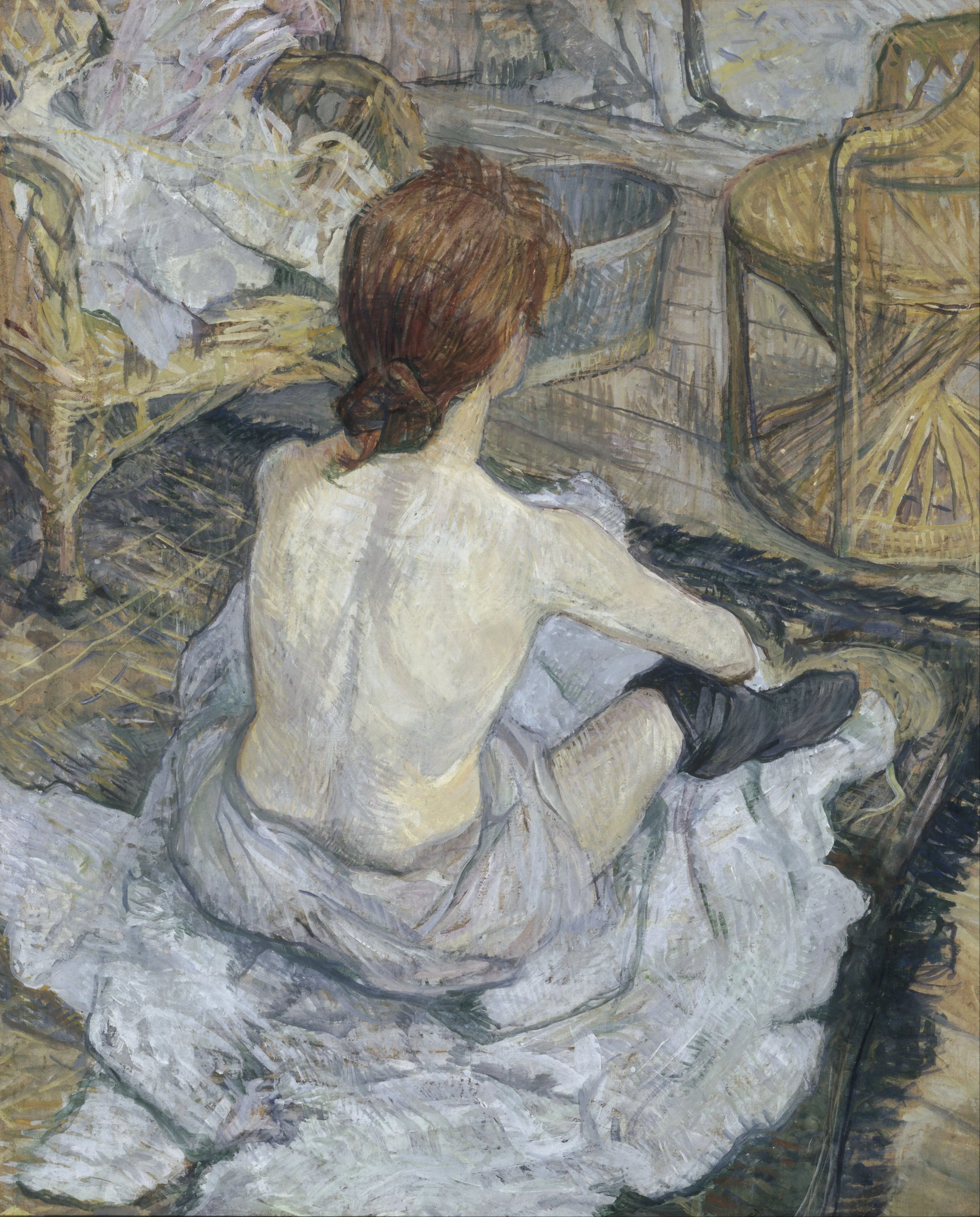 'La Toilette' by Toulouse Lautrec