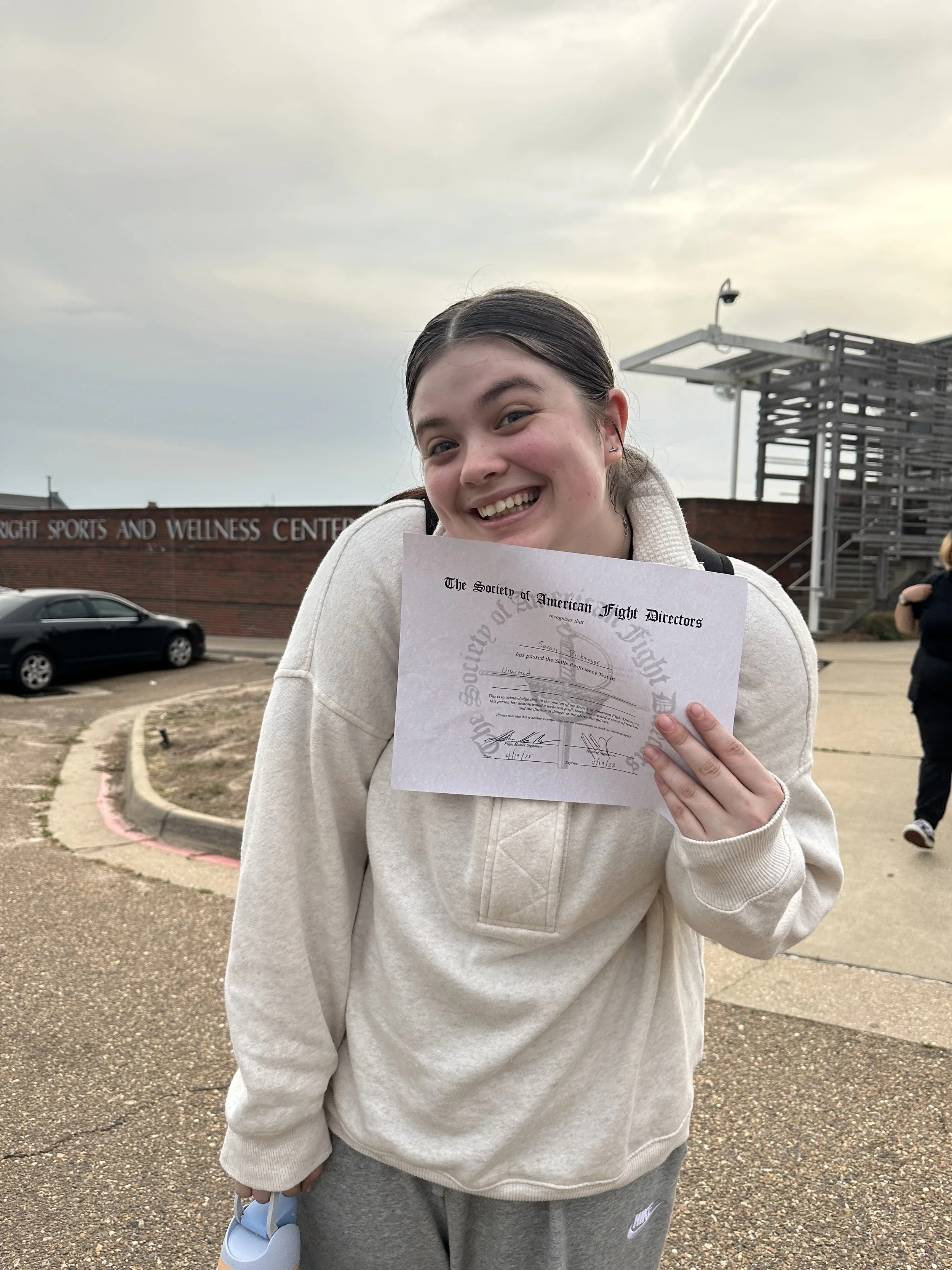 The Stage Combat Workshop -
 Louisiana Tech University (2025)