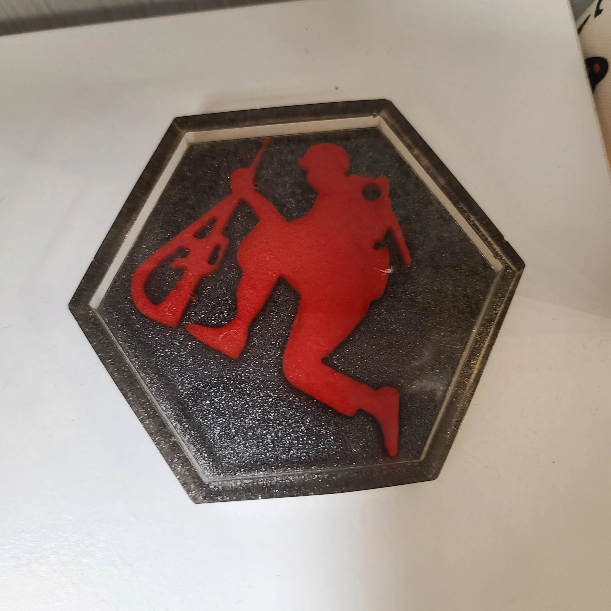 Epoxy Coaster - Fallen Soldier