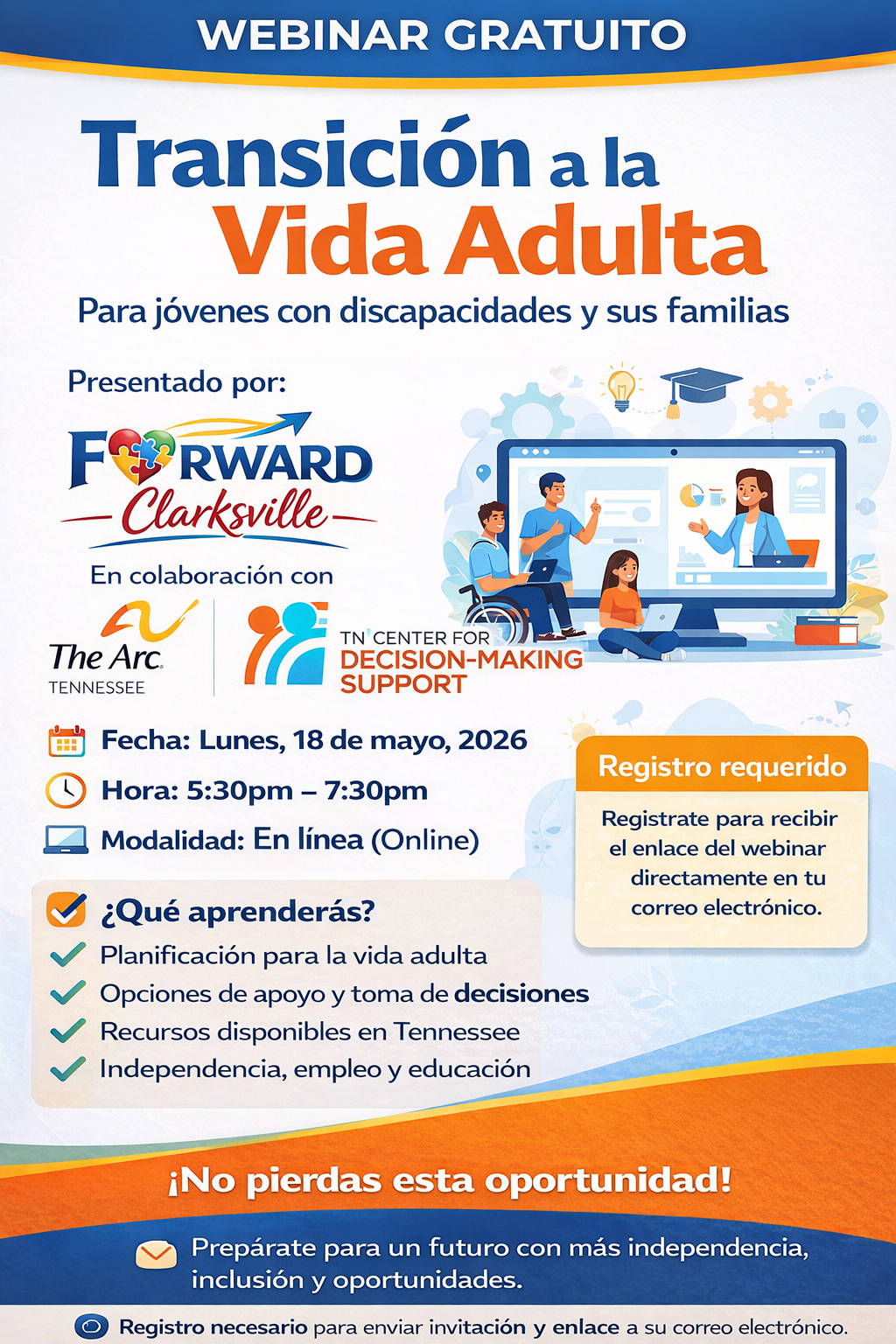 Webinar "Transición a la Vida Adulta"
