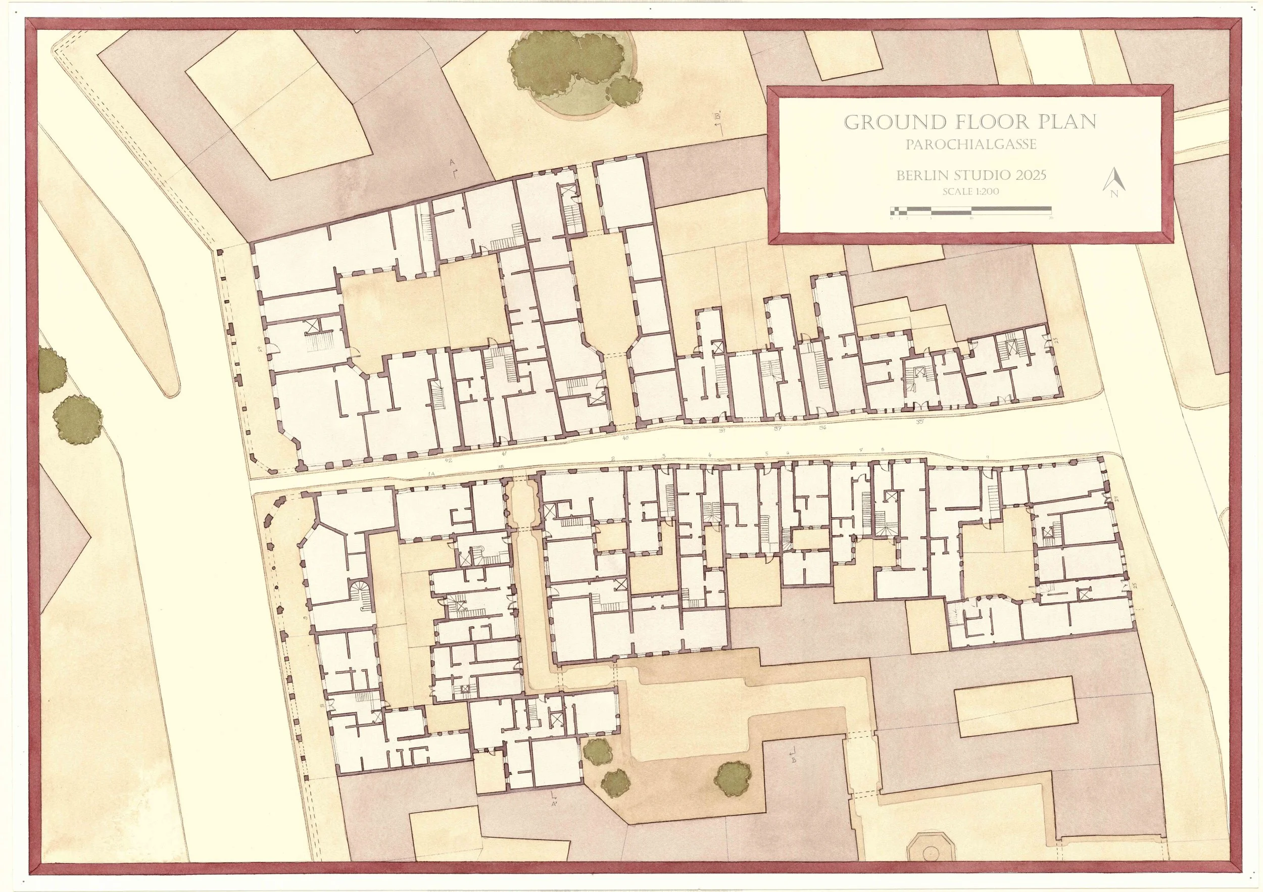 Ground Floor Plan on Parochialgasse