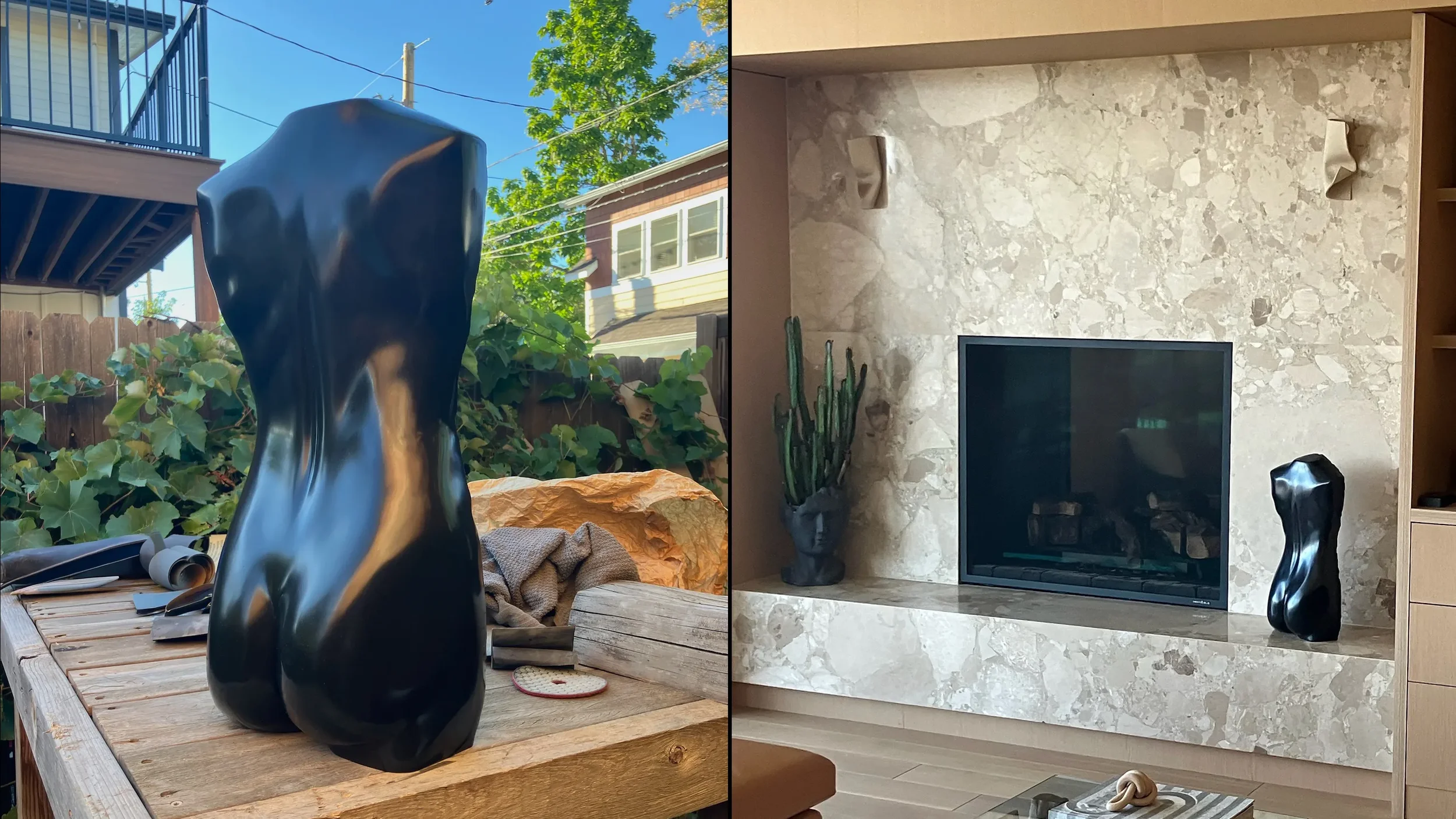 Katerina. Basalt Nude $25,000