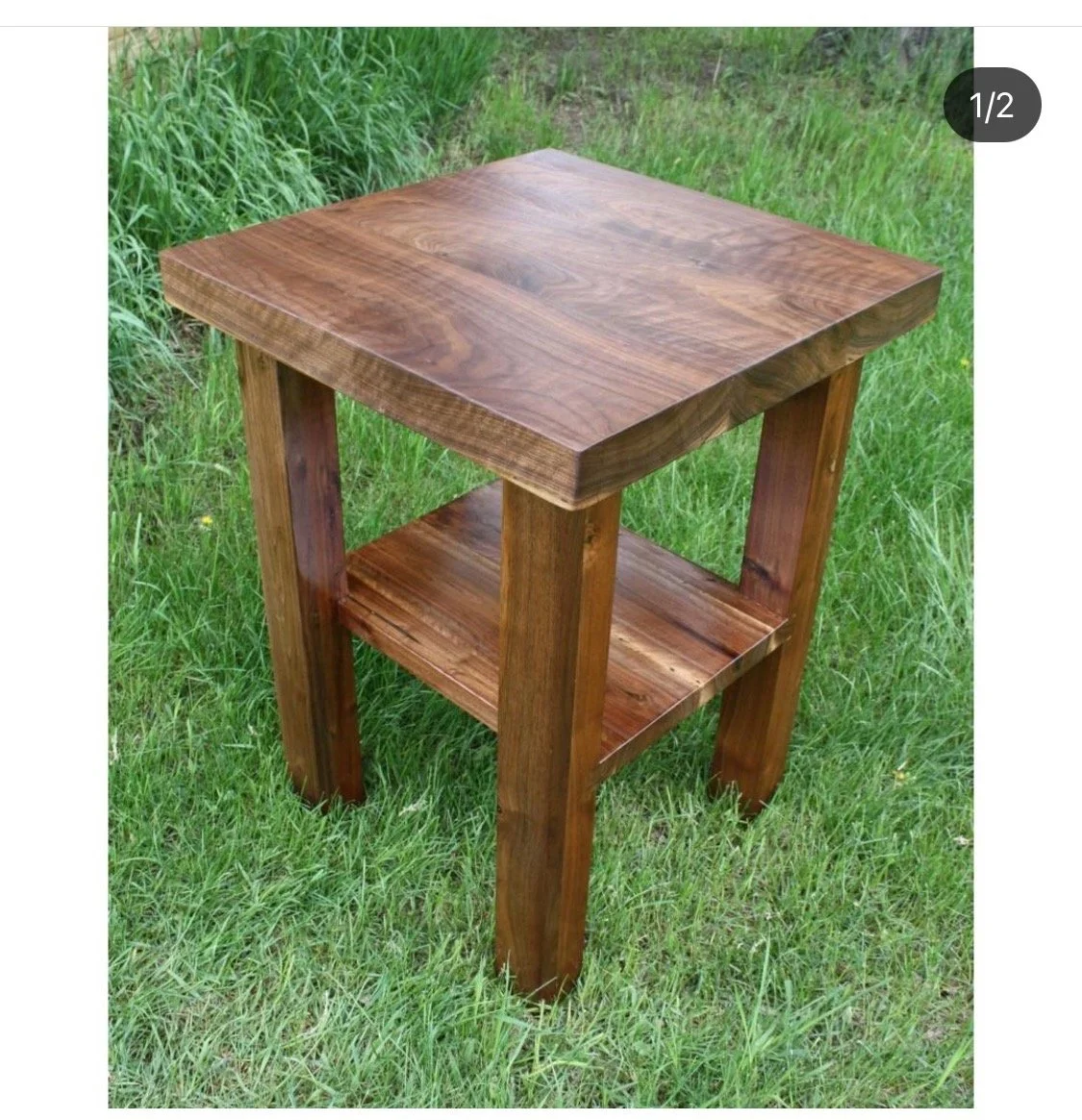 Walnut Kitchen Island. Sold.