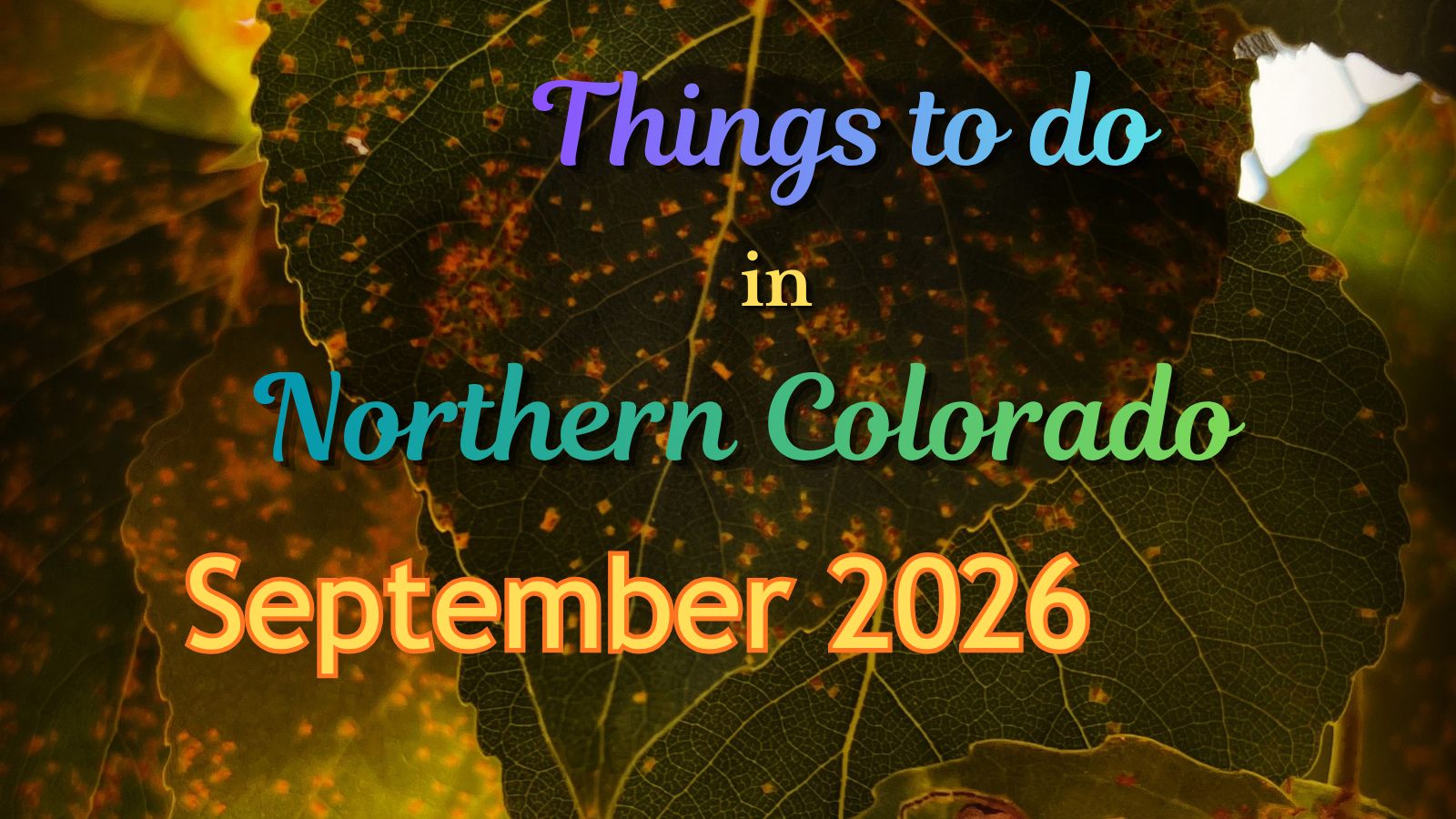 Things to Do in Northern Colorado this September, 2026