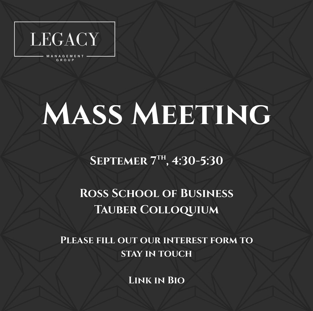 Thank you to everyone who came and met with us at BBA Meet the Clubs!
If you missed us, no worries. You can still join this incredible opportunity!

🗓️Mass Meeting: Sunday, September 7th
⏰4:30-5:30pm
📍Ross School of Business; Tauber Colloquium

Com