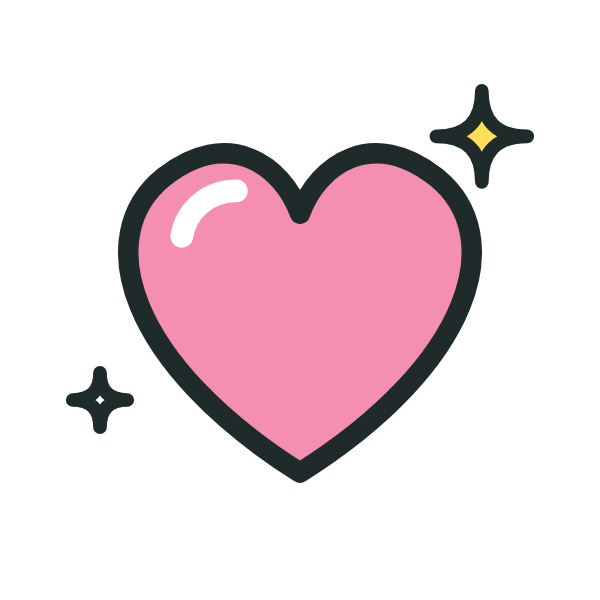 Heart icon: we build confidence