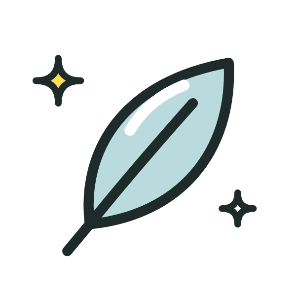 Leaf icon: a soft place to learn