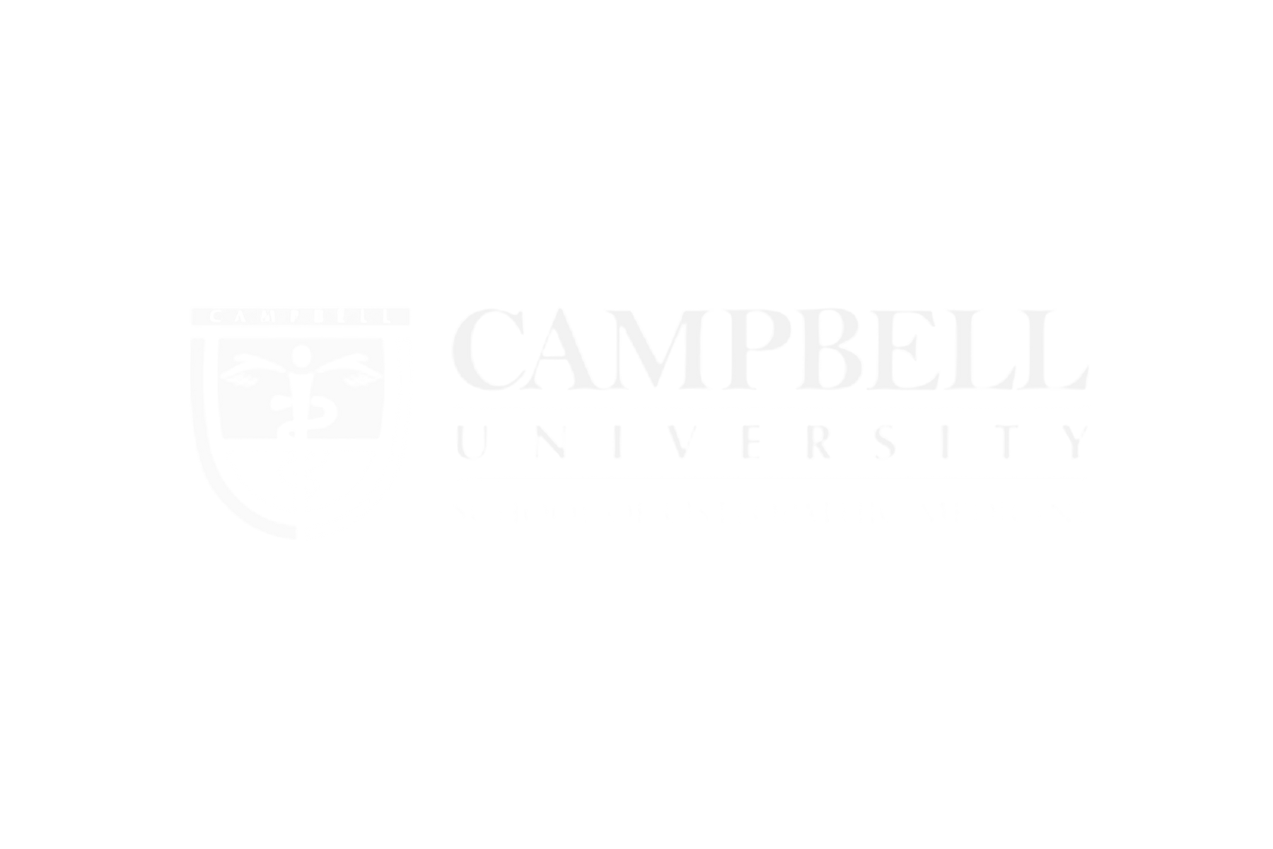 Campbell University logo with shield emblem and university name
