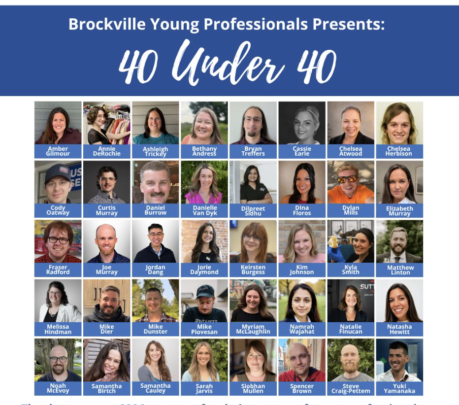 Brockville Young Professionals ~ 40 Under 40 Gala