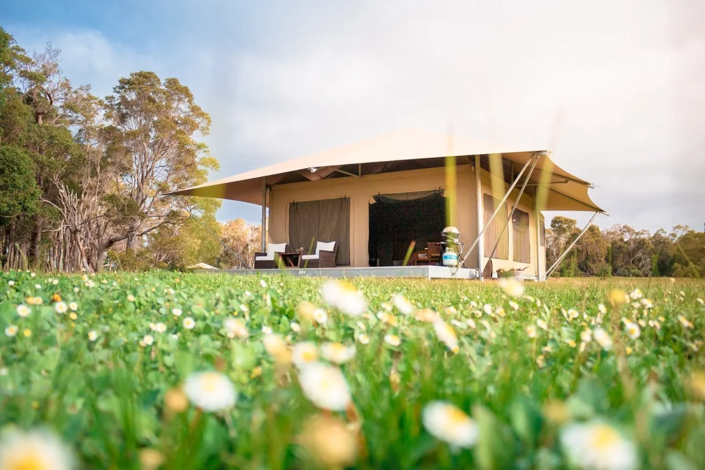 Unforgettable moments await in our cozy glamping tents, perfectly nestled within Margaret River's stunning landscape. 🌿✨

#NatureRetreat #MargaretRiver #Glamping