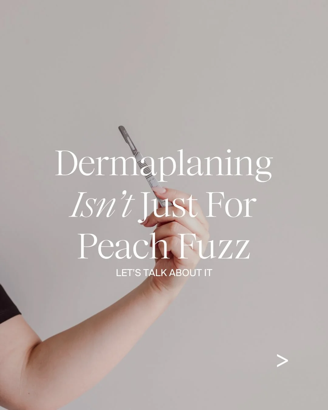 Dermaplaning has somehow become known as the &ldquo;peach fuzz treatment&rdquo; when in reality, the biggest benefit is what it does for the skin underneath ✨

Beyond creating that smooth finish, dermaplaning helps remove dead skin cells and surface 